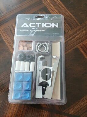 NEW Cue Kit Chalk Tips Clamps Table Spots Bumpers Ferrules Billiard Accessories